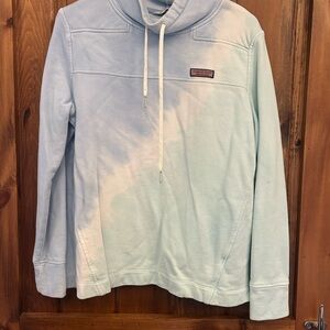 Vineyard Vines Light Blue Turtleneck Pullover Sweater